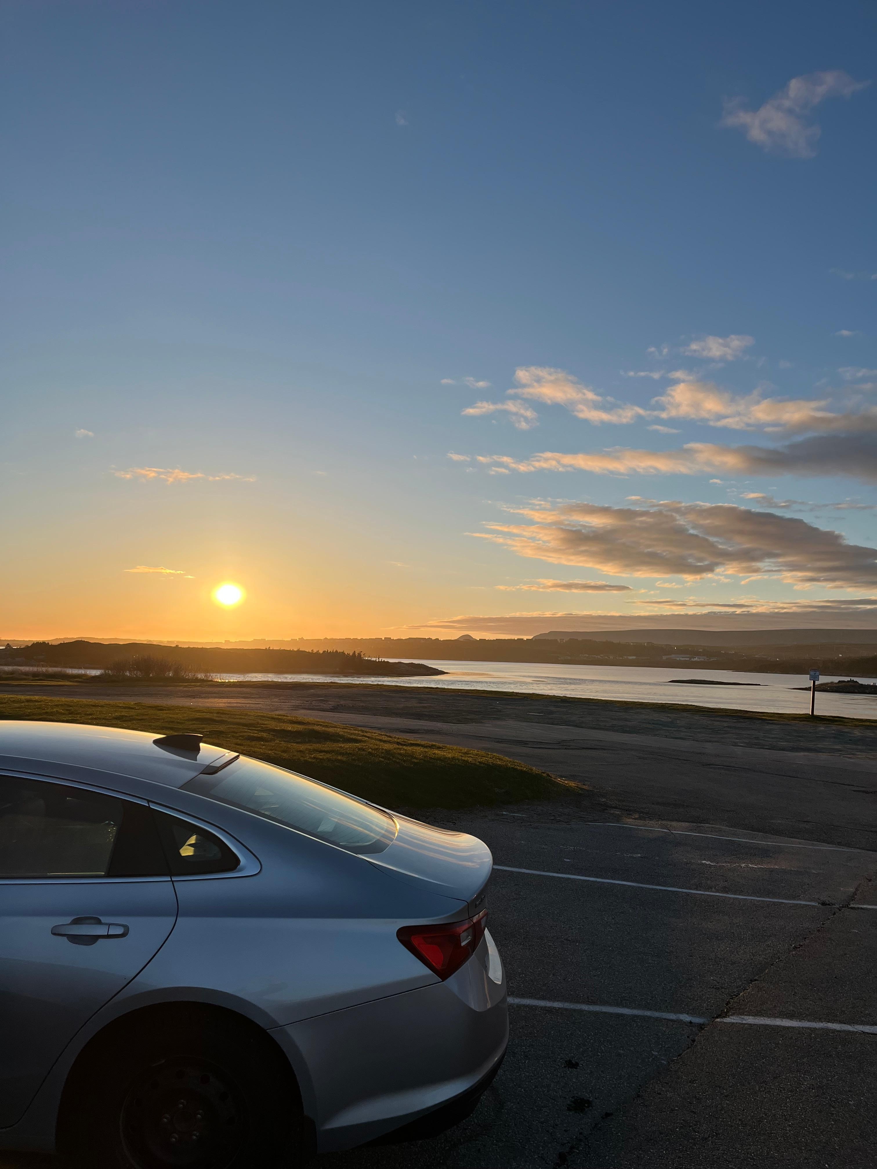 From the parking lot…very peaceful.