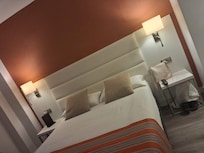 Very comfortable bed and spacious room