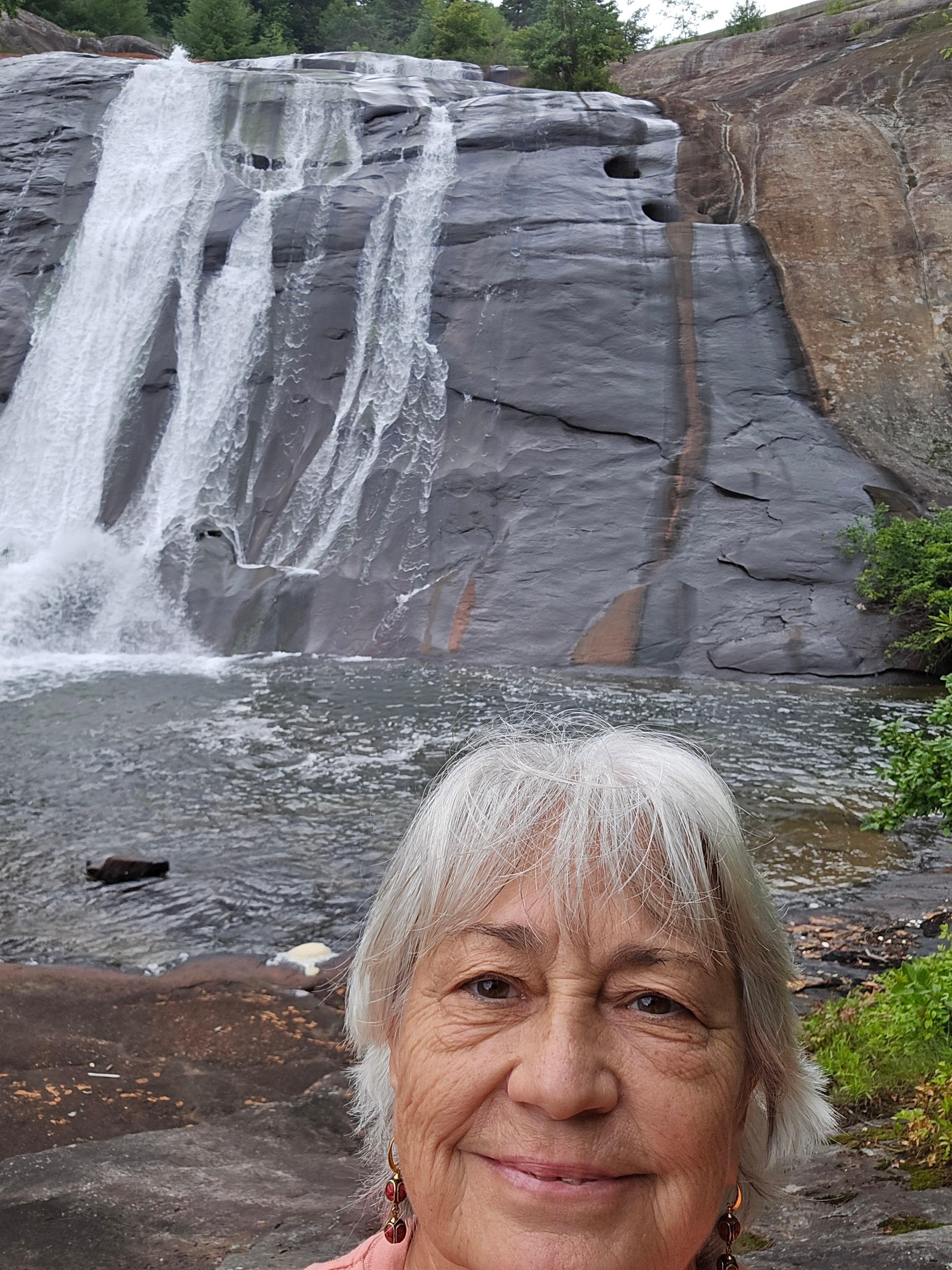 Found a trail to the base of the waterfall