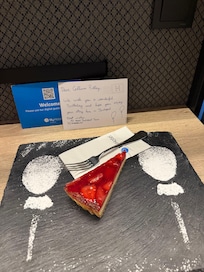 birthday treats from the hotel!