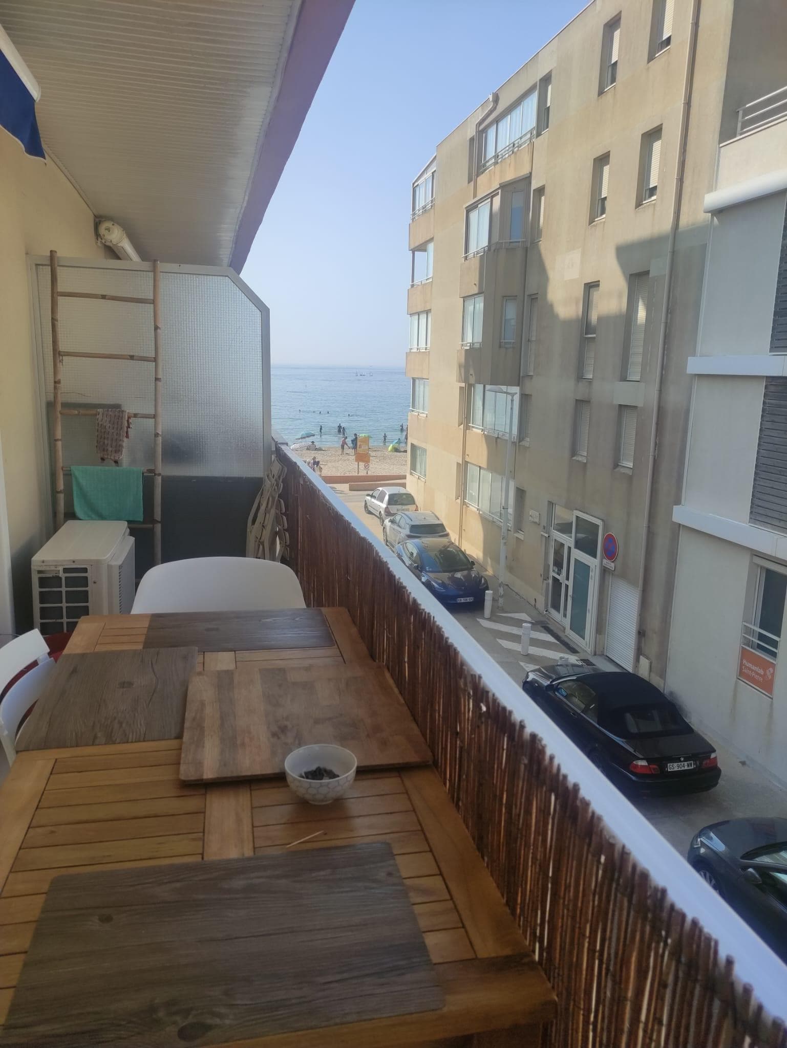 Balcon avec vue sur mer