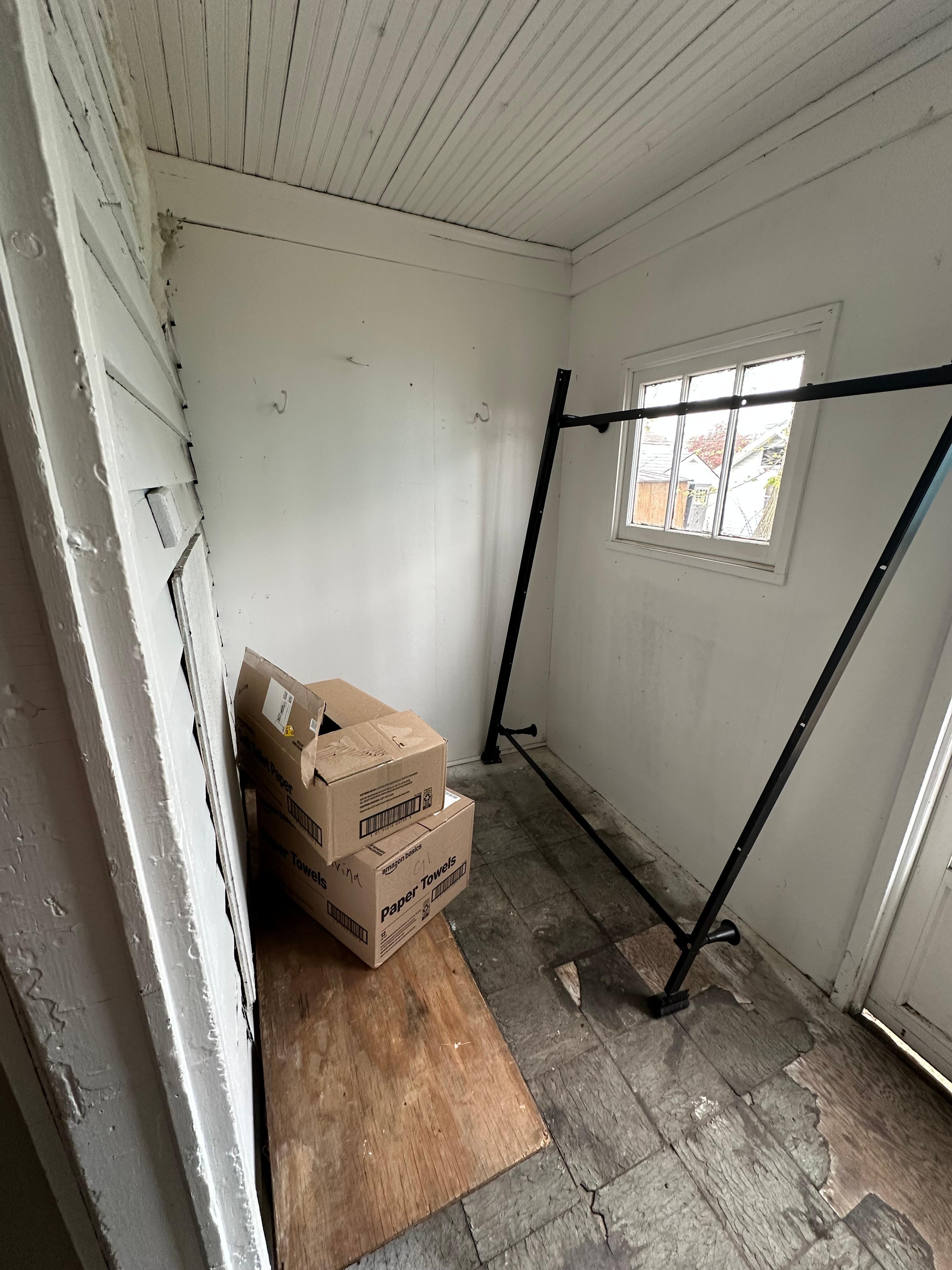 Back room leading to yard