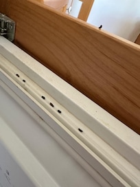 Inside freezer