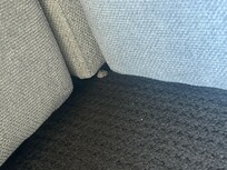 Rocks under lounge area