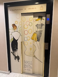 Even the lifts are beautiful on each floor!!!!