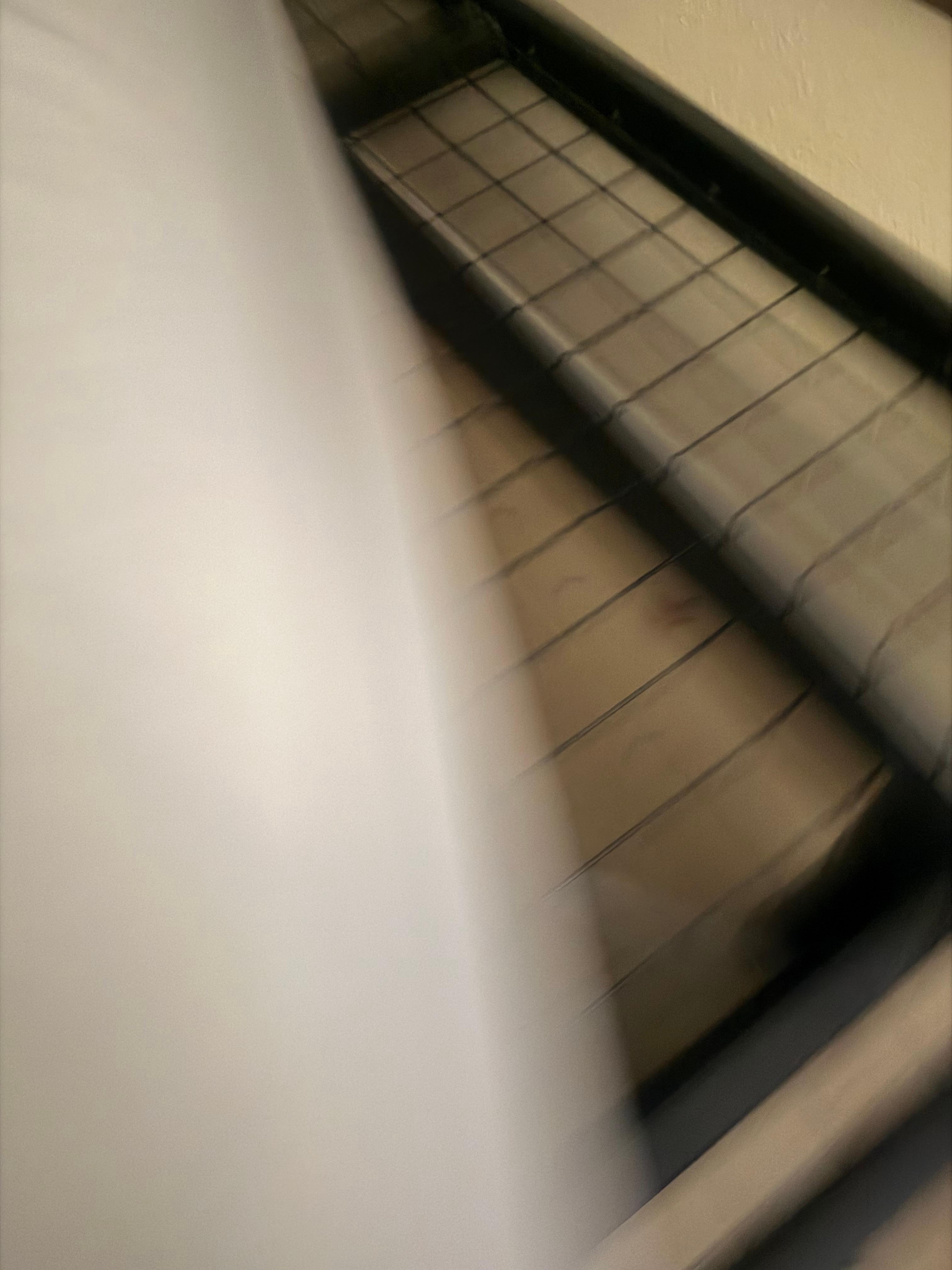 Heavy dust underpaid, and baseboards