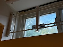 barred off tiny window