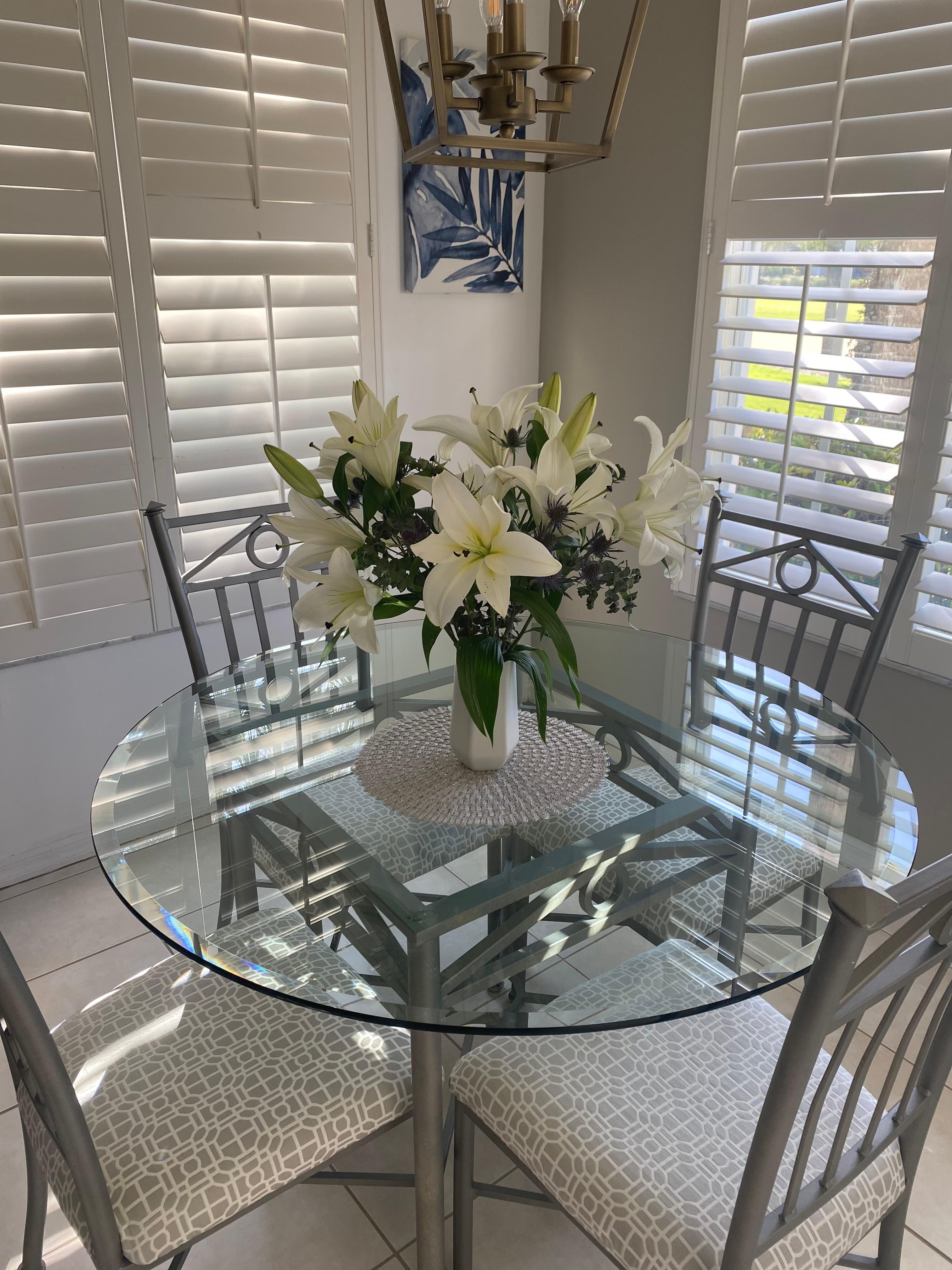 Breakfast area was lovely