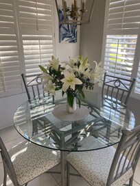 Breakfast area was lovely