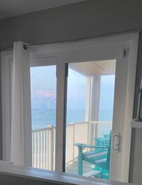 From the primary bedroom (while sitting on the bed)