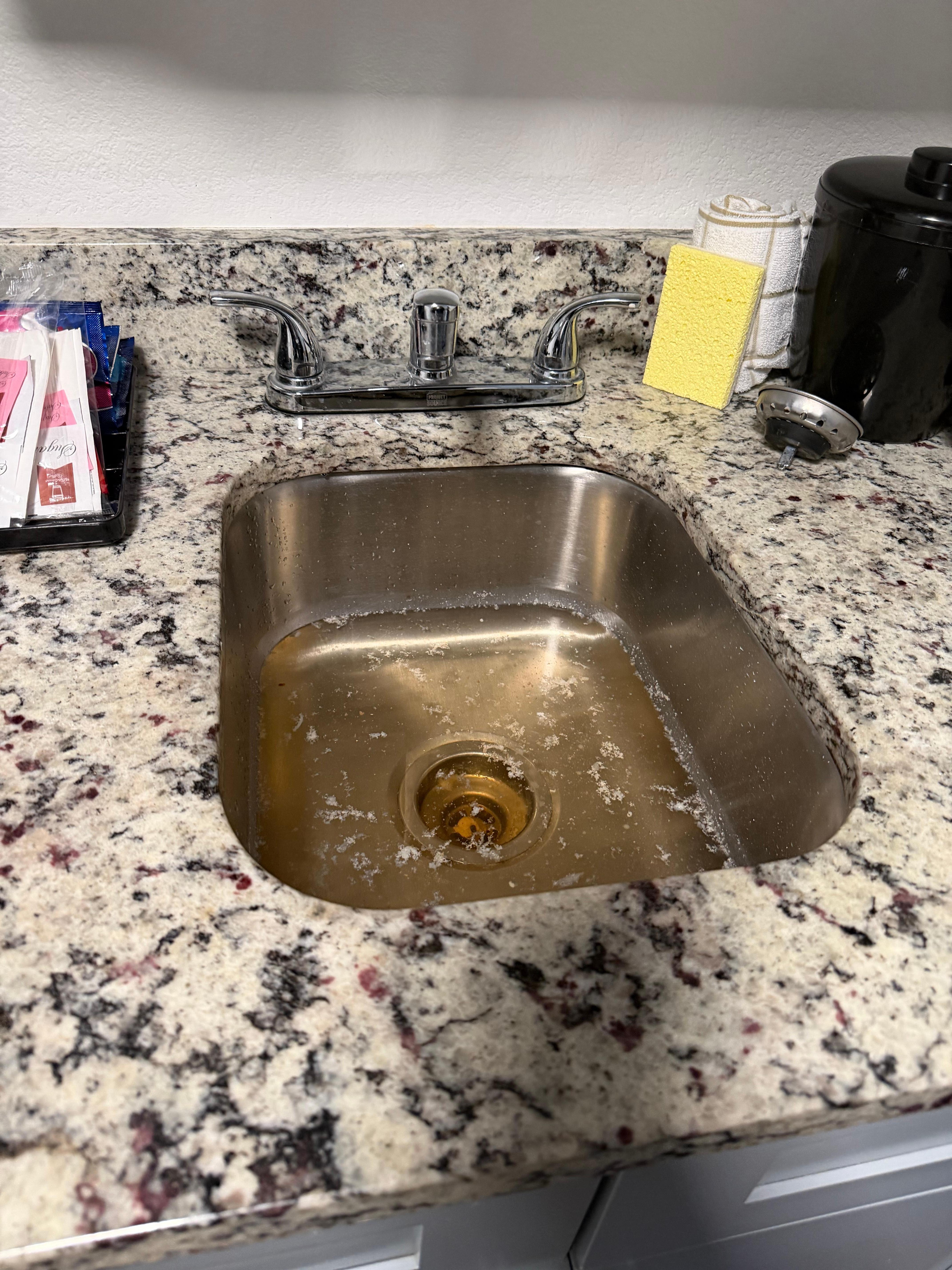 Water that was just sitting in the sink which also caused nats