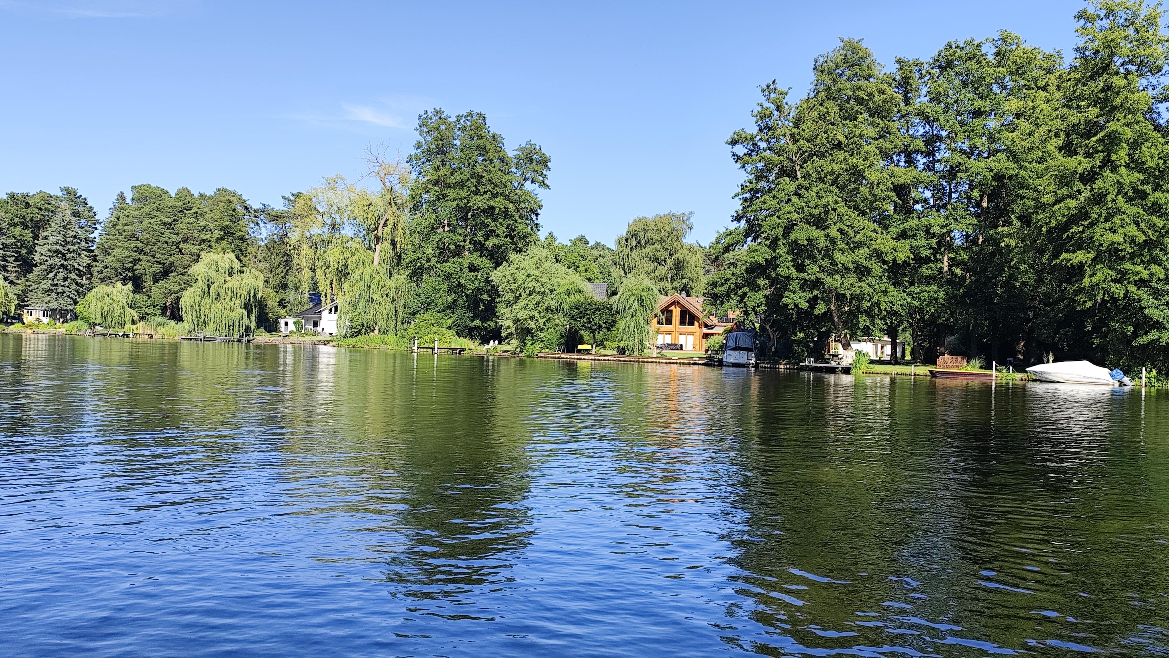 Idylle an der Dahme in Gussow - Badestelle und Imbiss vor Ort