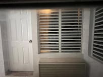 View from our window: The "jet" aircon at the neighboring room
