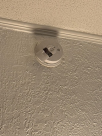 Fire detector disabled