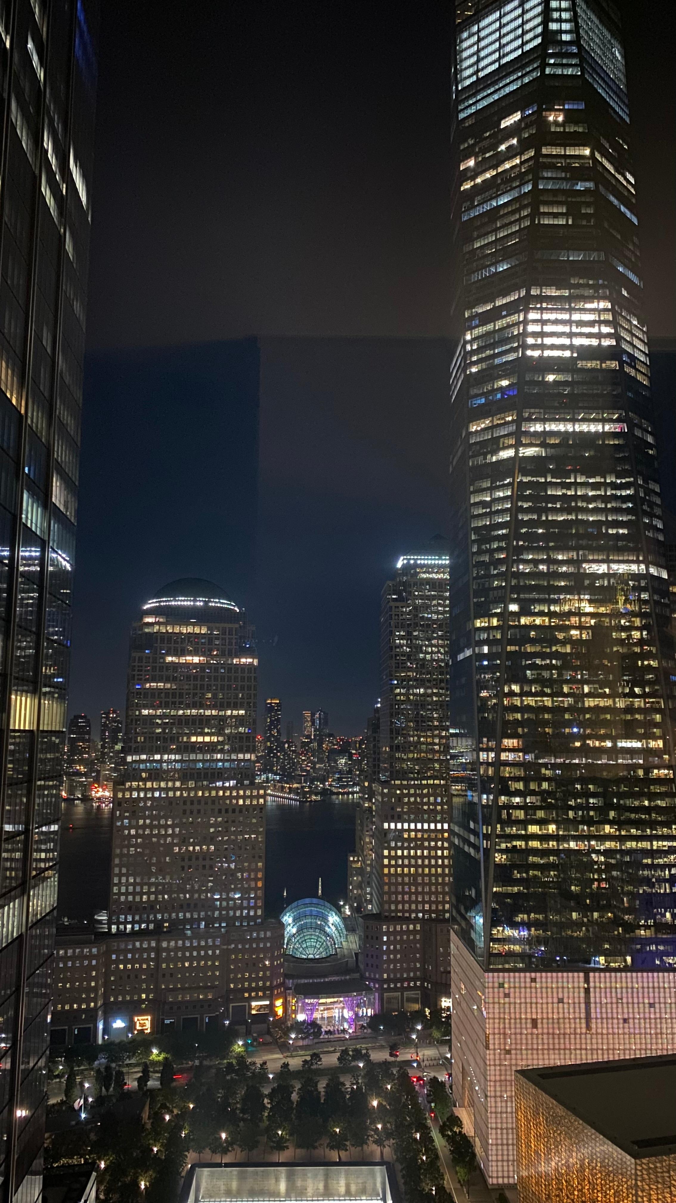 Night time view from our room!