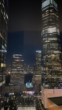 Night time view from our room!