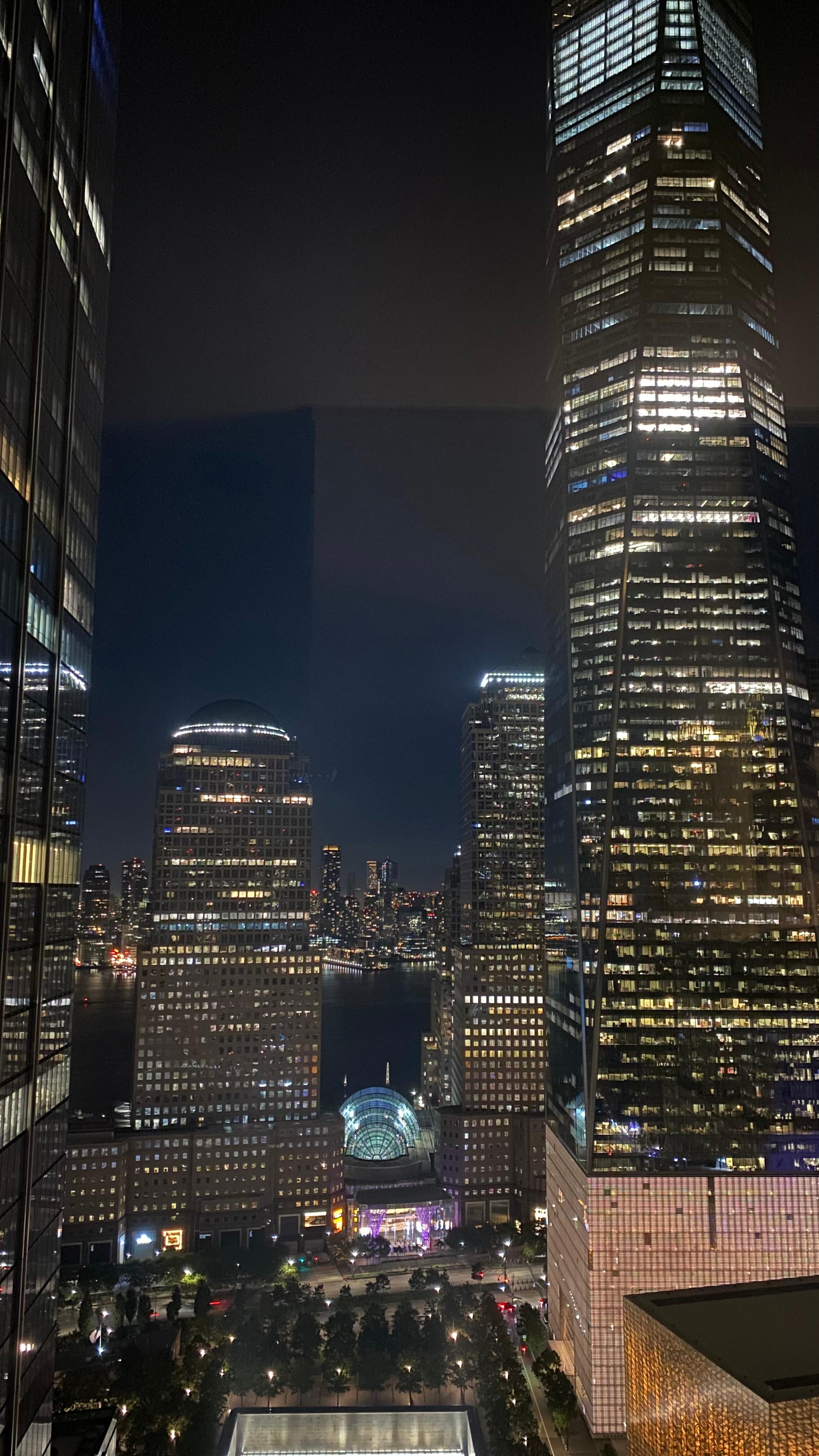 Night time view from our room!