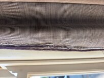 Frayed curtains