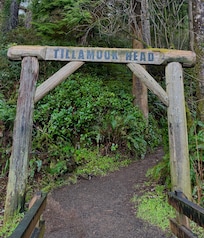 Trail head right outside of the complex.