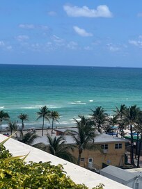 View from our balcony.
