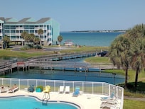 View from balcony.