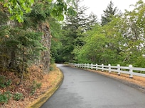 Historic highway on the way into town.
