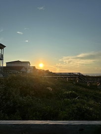 View from the walk way