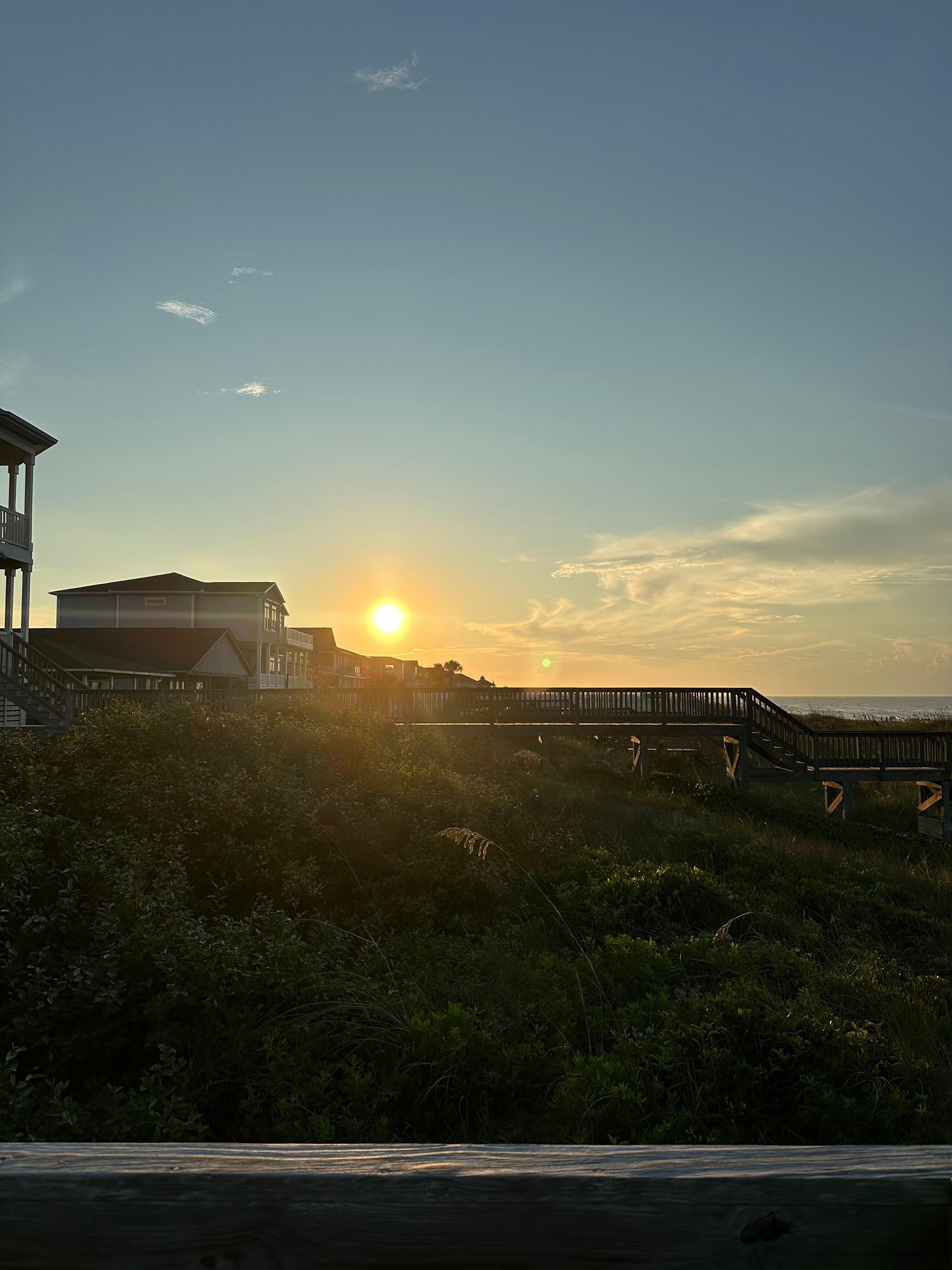 View from the walk way 