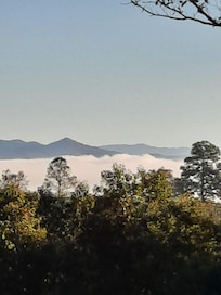 View from the deck of the cabin.