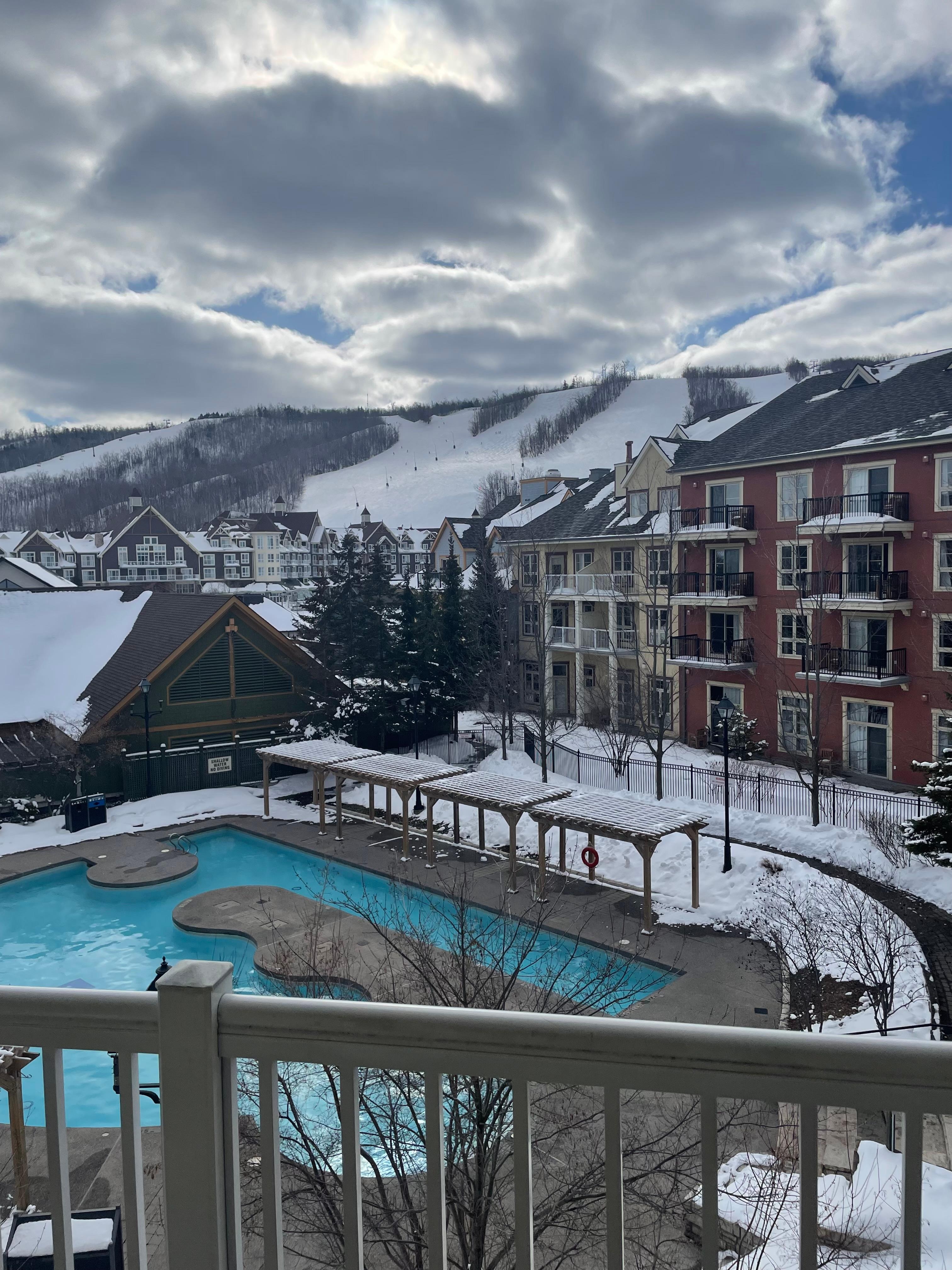 View from our room. Like the brochure 