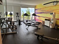Gym next to pool at terrace