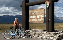 Bike riding.
