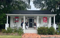 We had fun displaying our team spirit for the Al vs GA game….Roll Tide!