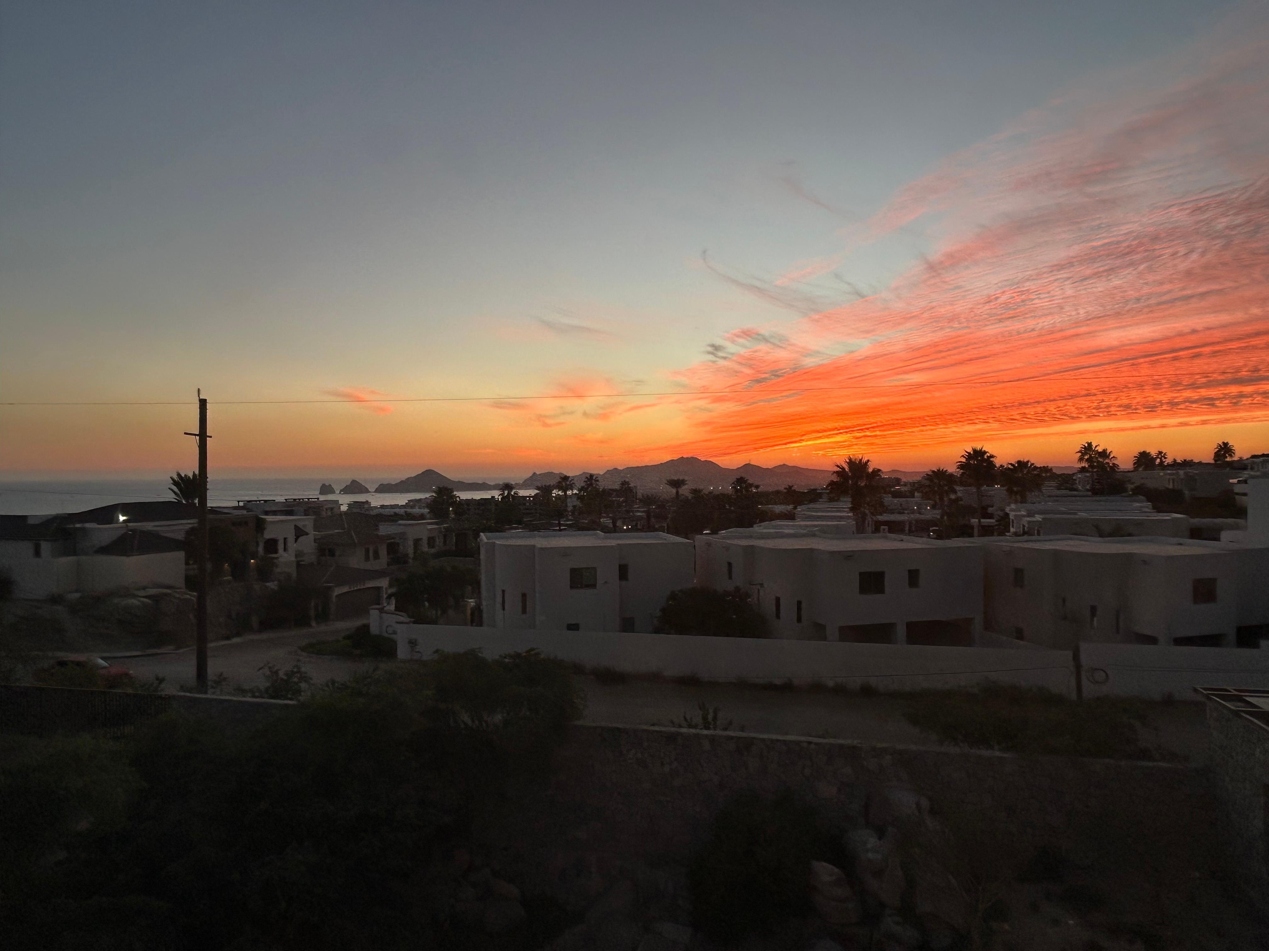 Sunset from Condo Balcony