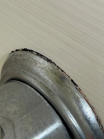 Mold around bathroom fixture