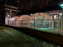 Christmas time heated bungalows for family and friends! How neat!!!