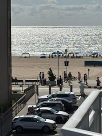 Great view of the Atlantic from our balcony.
