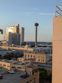 From the rooftop pool area 8am