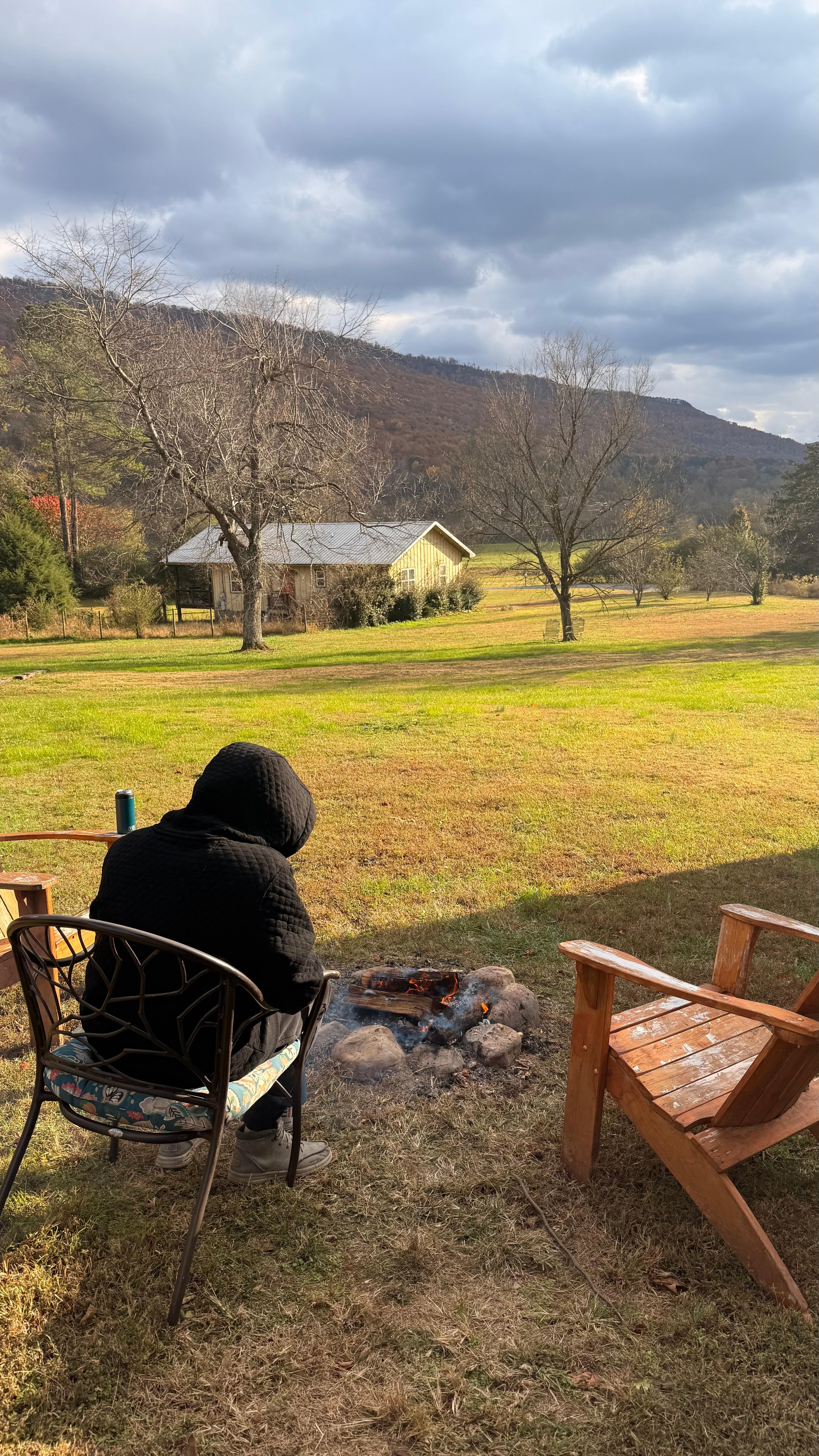 The view from the fire pit 🤩