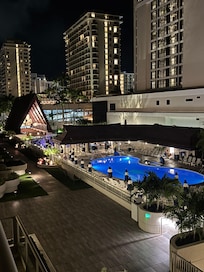 Pool and partial ocean view
