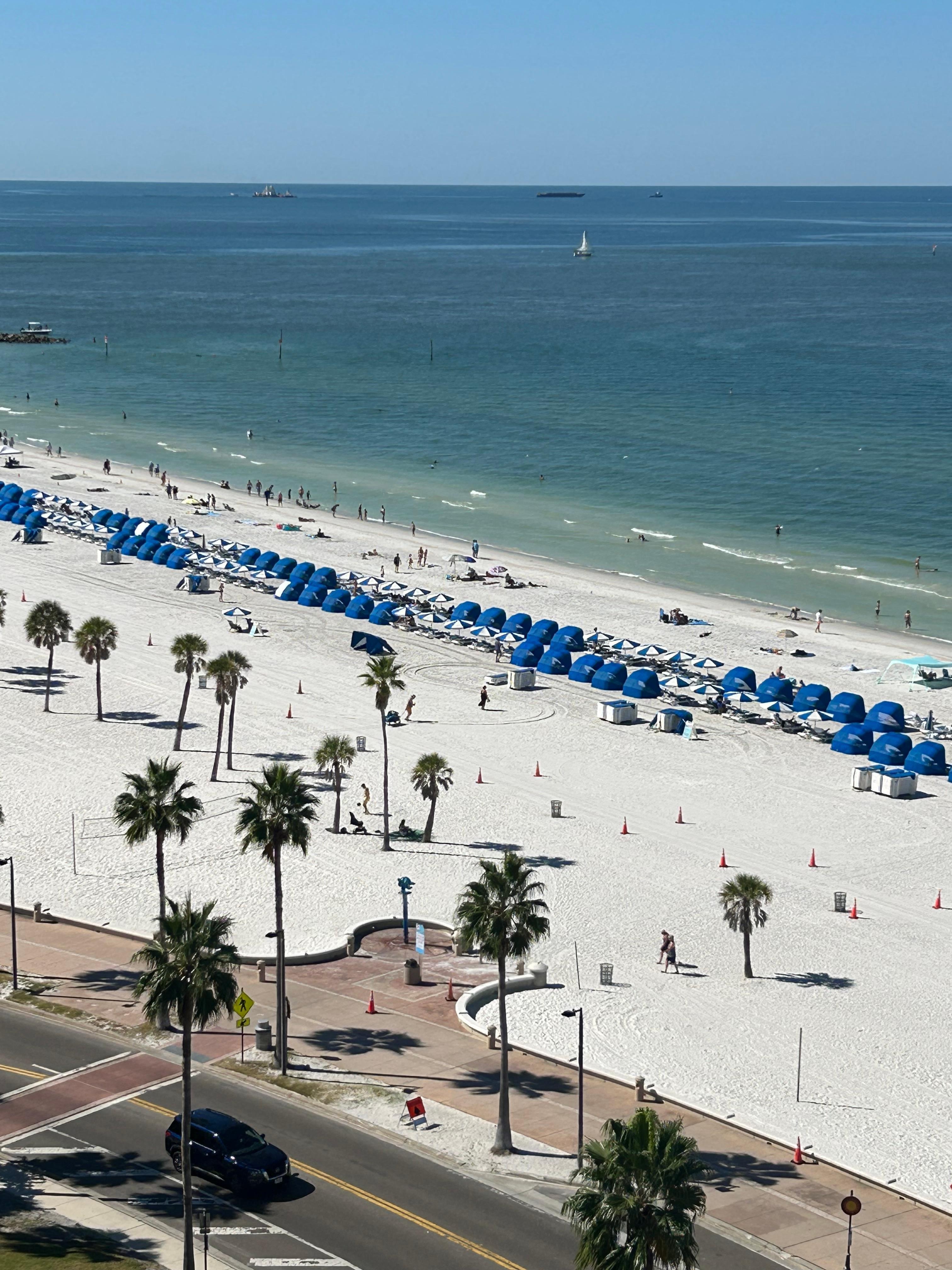 View from balcony! Gulf of America and beach with the sugary sand.