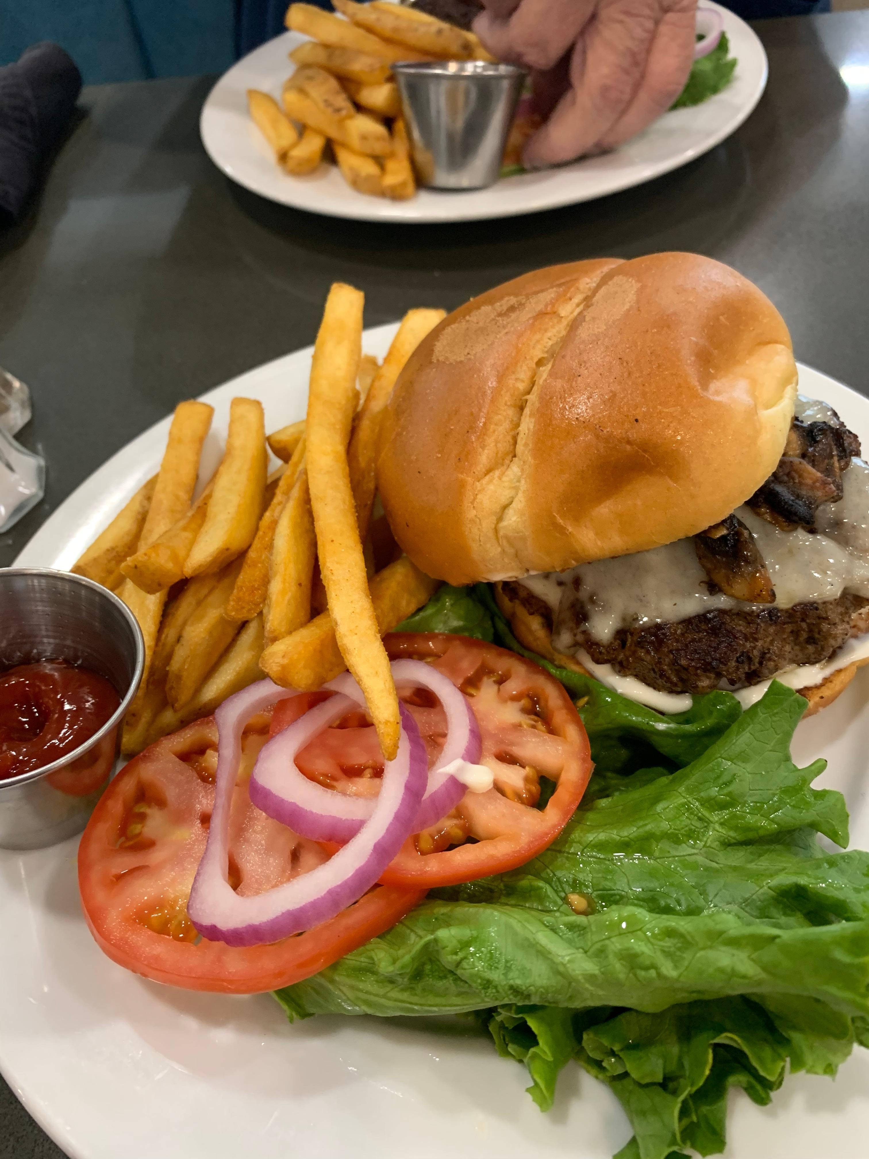 Mushroom burger was one of the best things about this place!
