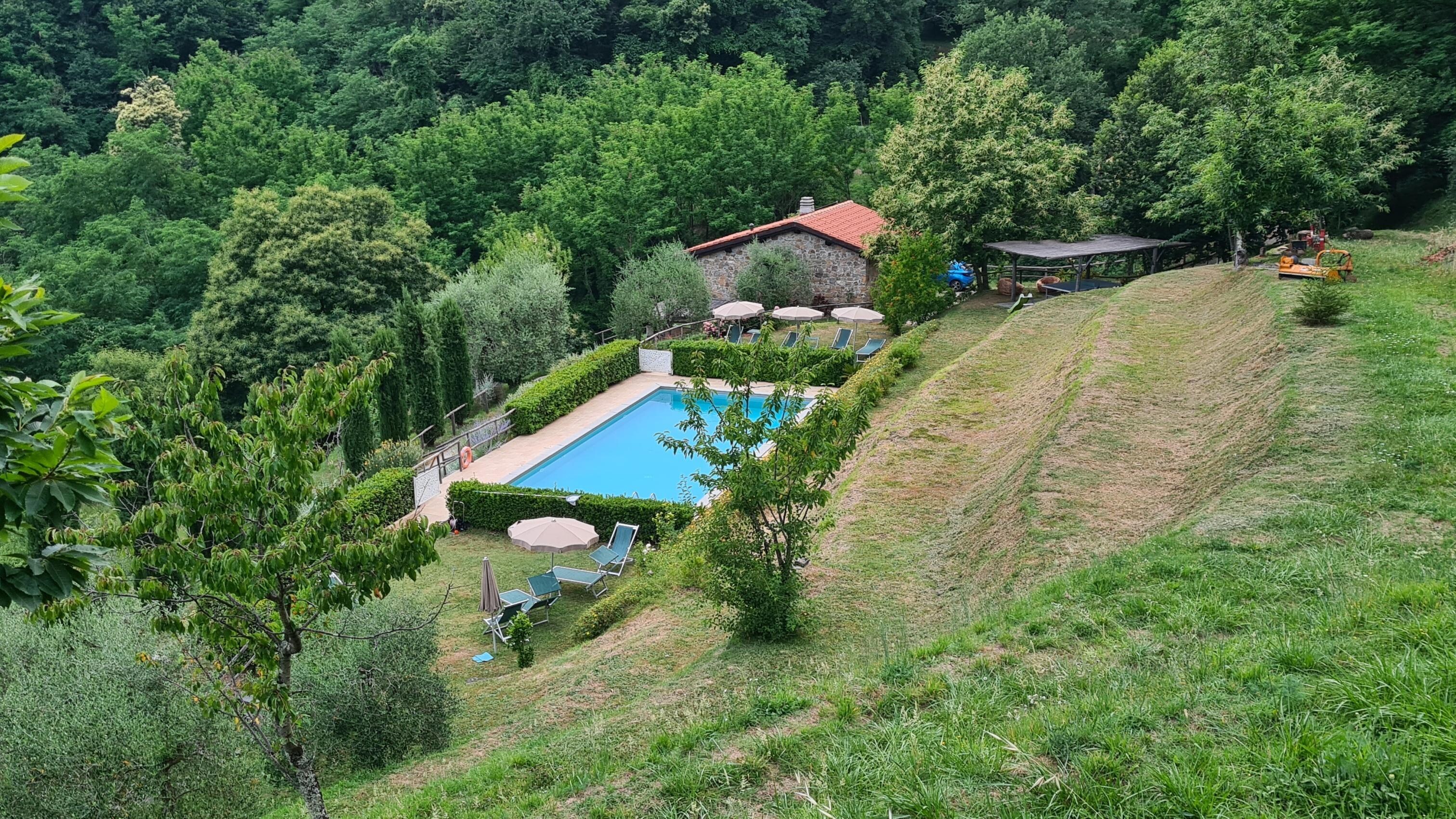 View of house and pool
