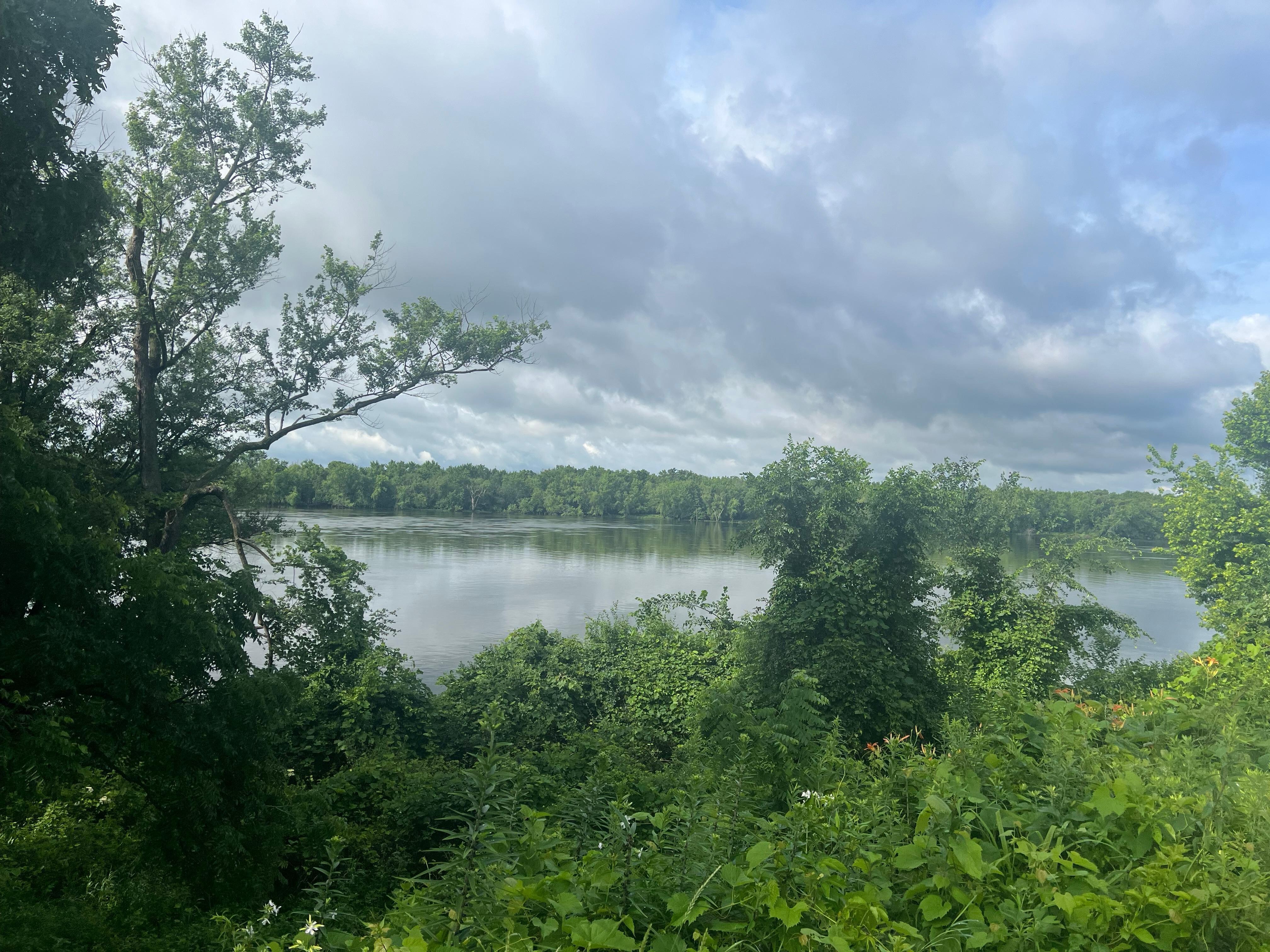 The Wisconsin River from Portage!