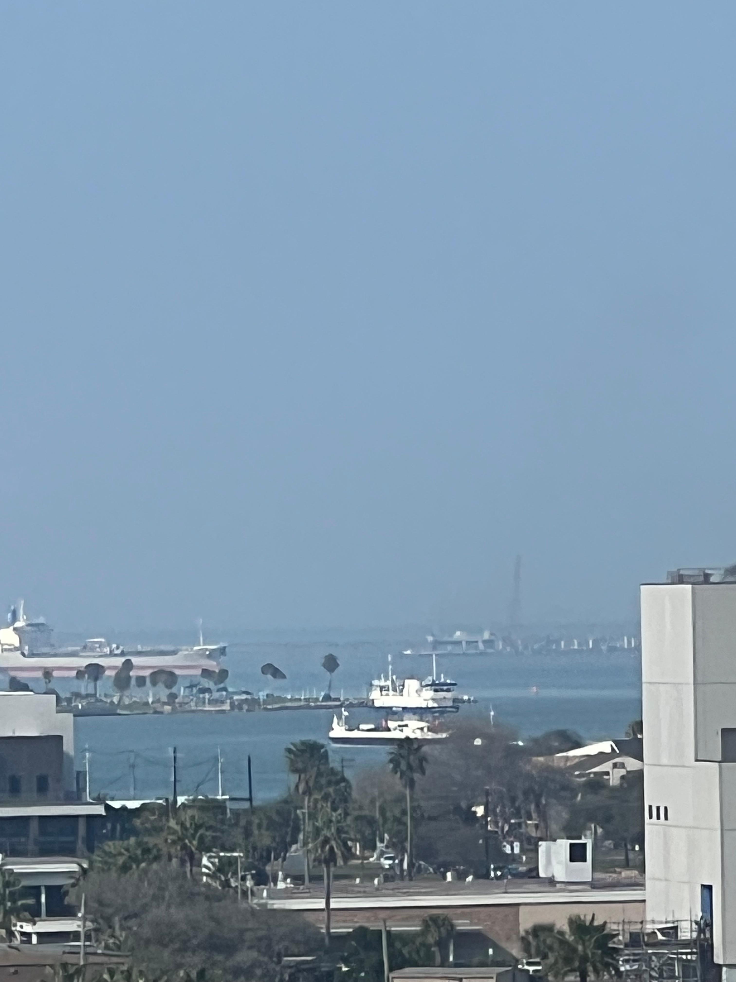 You can see the ferry!