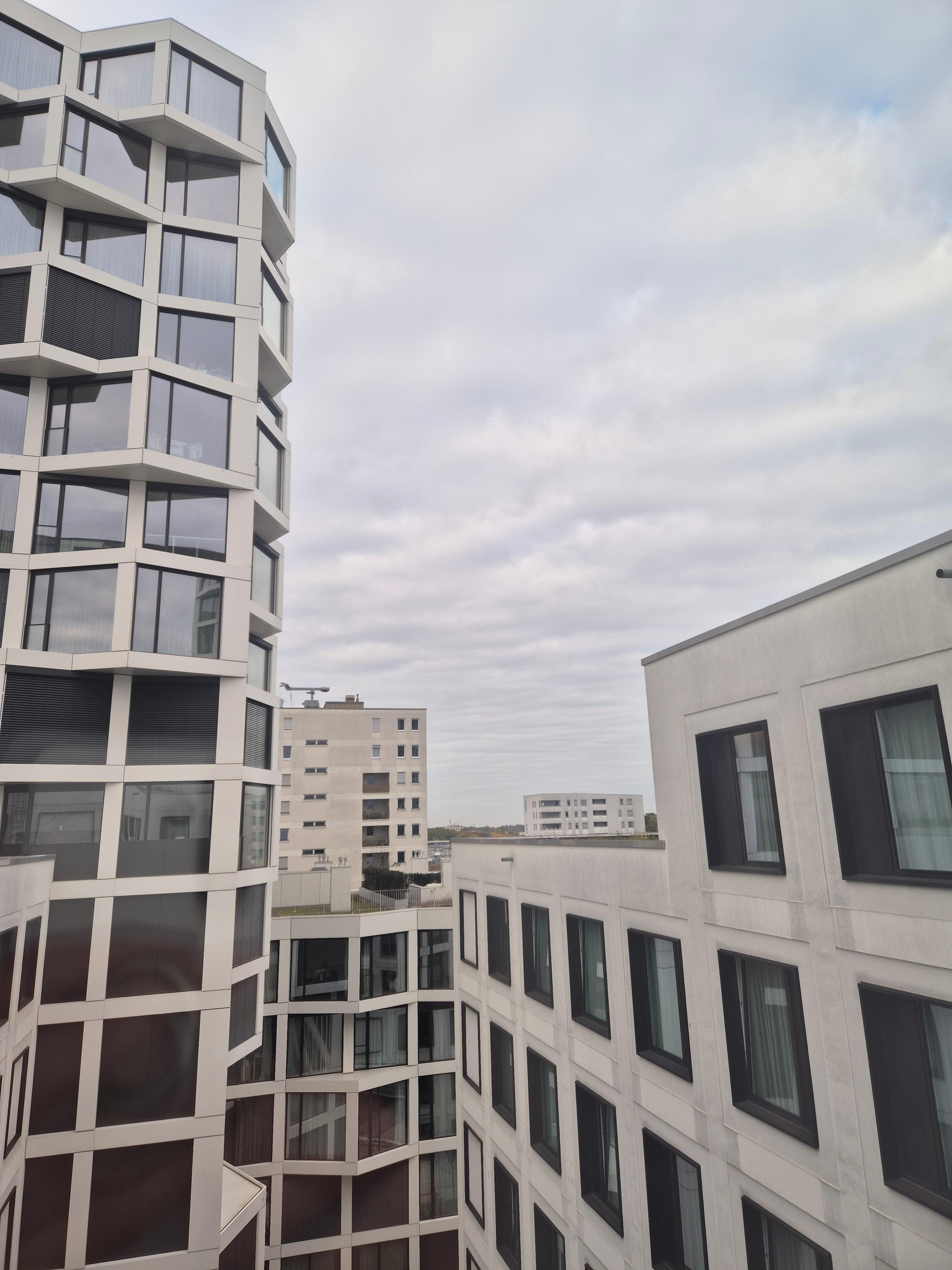 Aussicht aus der 6. Etage zum Innenhof.