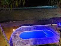 Noite luna bella desde terraza hamburgeseria la mejor