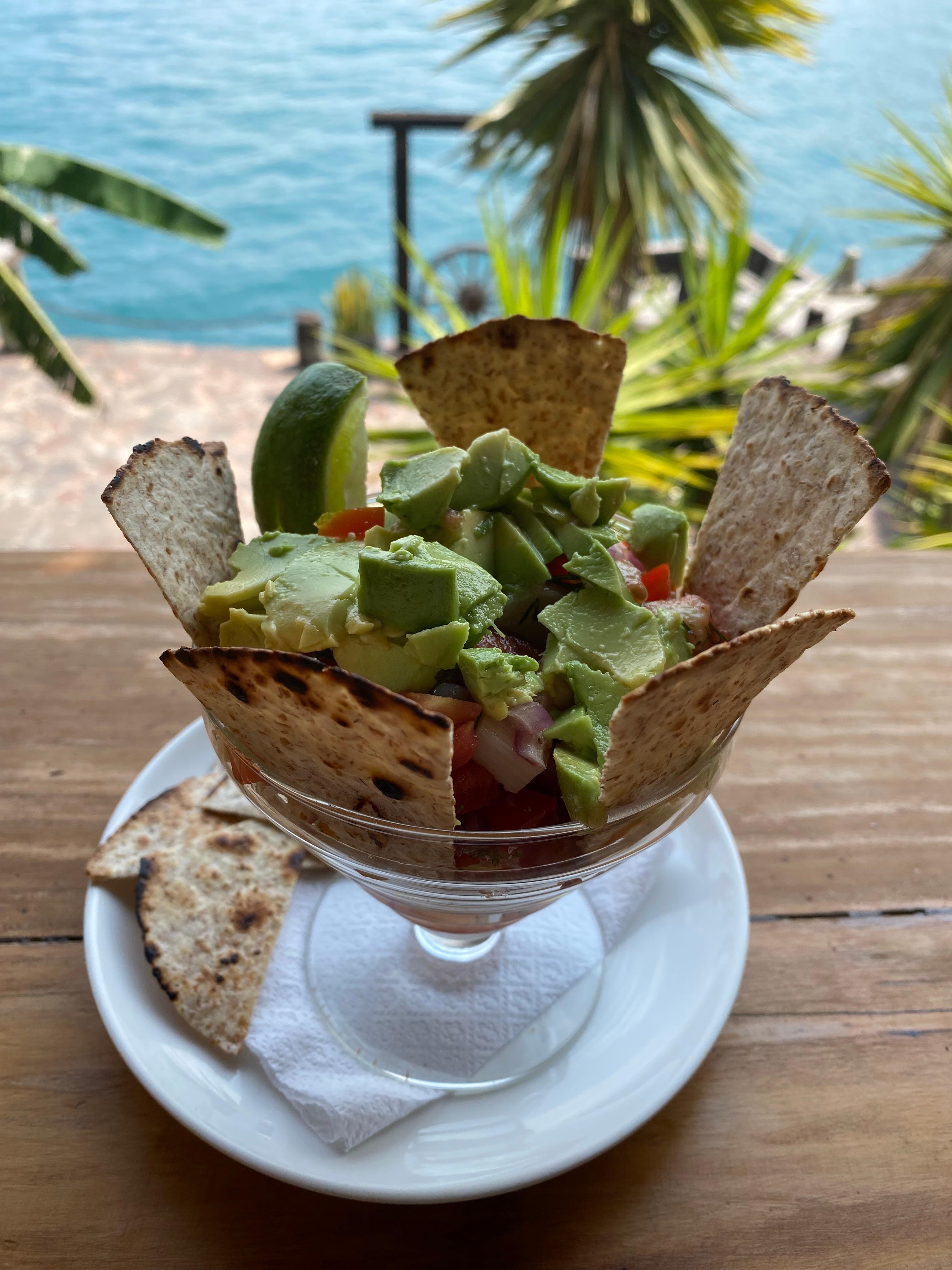 I had this Vegan hearts of palm ceviche 3 out of 4 days I was there. Yummmy