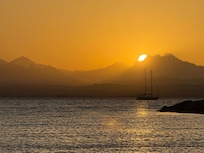 Sonnenuntergang am Strand