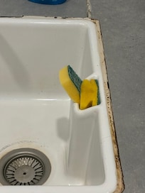 Mold around kitchen sink